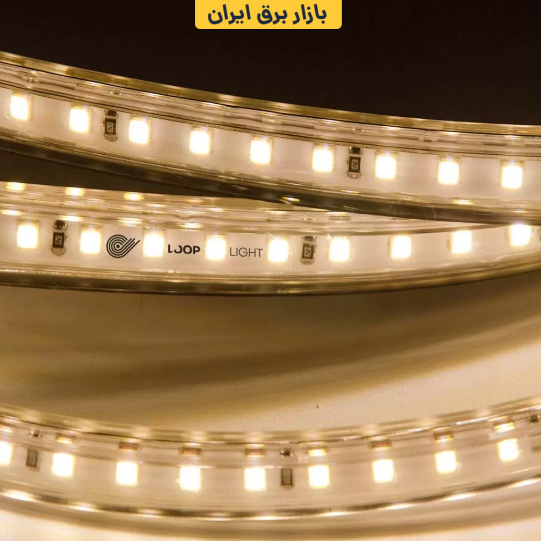 ریسه ال ای دی SMD LED لوپ لایت تراکم 120 تکنولوژی بدون سیم تراشه 2835 مدل LA-P120