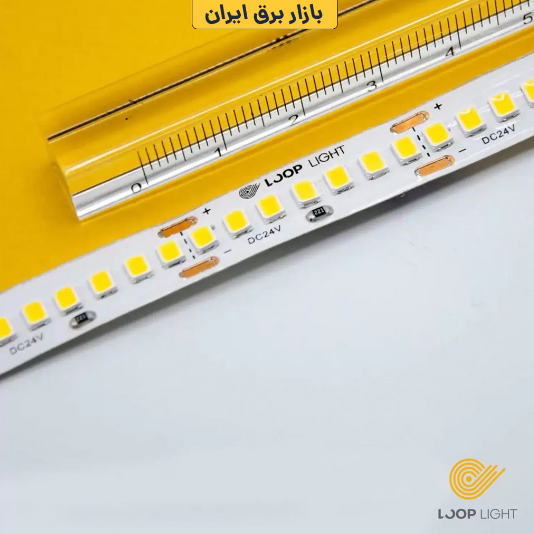ریسه ال ای دی SMD LED لوپ لایت تراکم 204 تکنولوژی بدون سیم تراشه 2835 مدل Power238