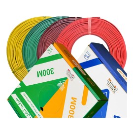 سیم برق افشان برند هادی نور حلقه 100 متری سایز 16