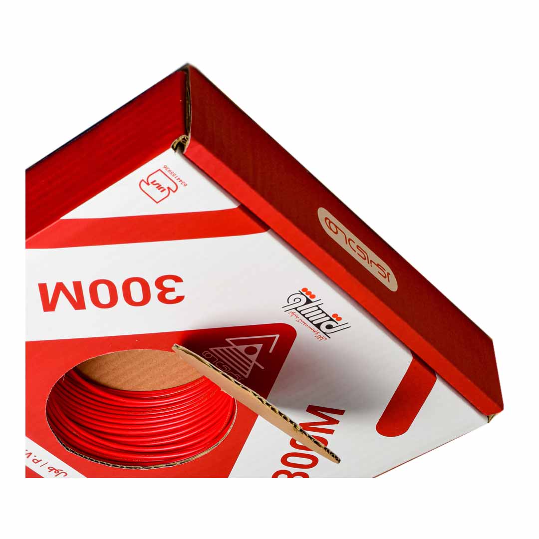 سیم برق افشان برند هادی نور حلقه 100 متری سایز 35