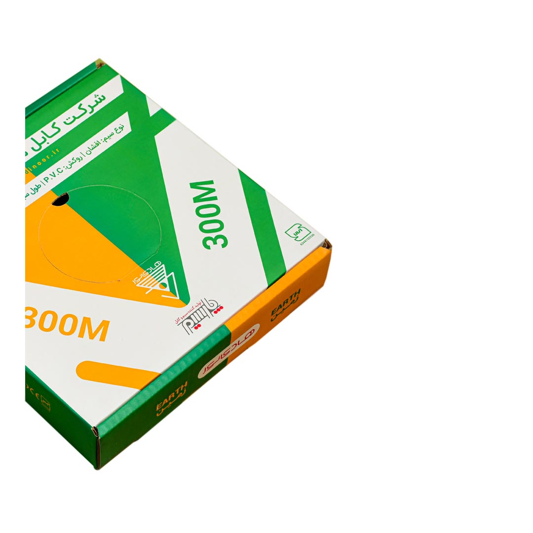 سیم برق افشان برند هادی نور حلقه 100 متری سایز 50