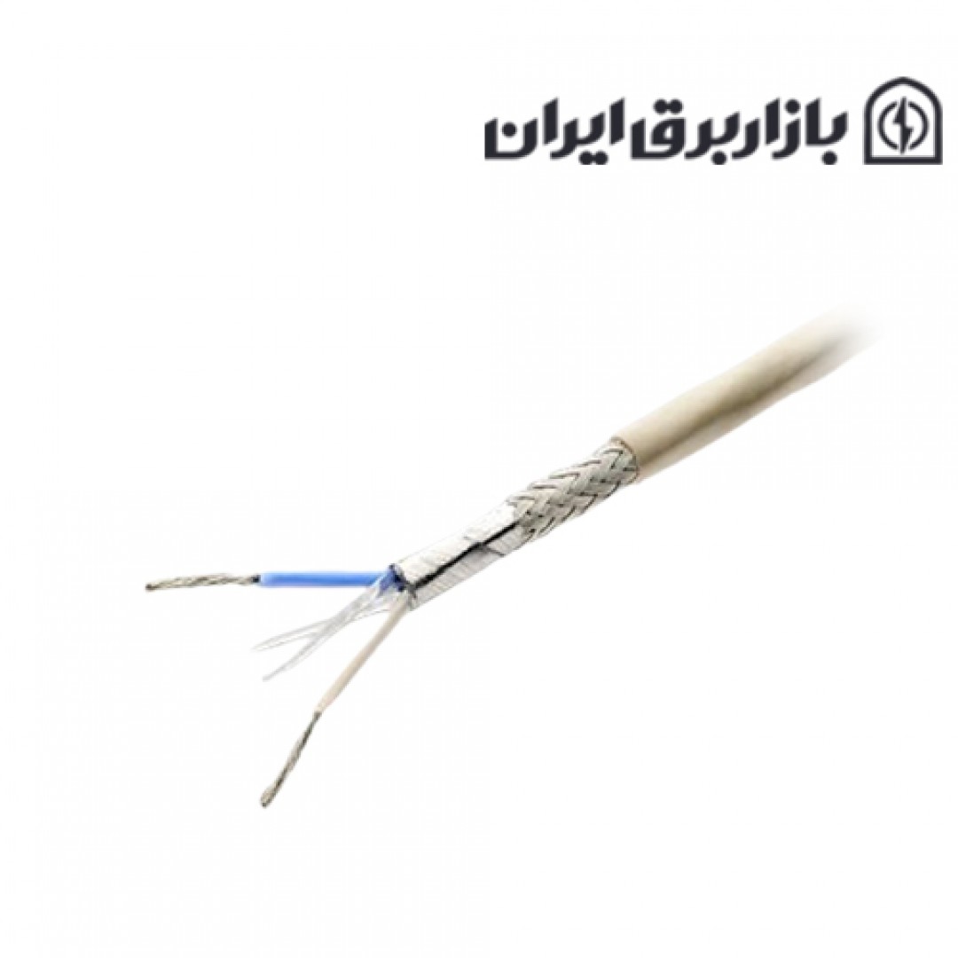 سیم تک زوجی 0/5 هادی نور حلقه 100 متری