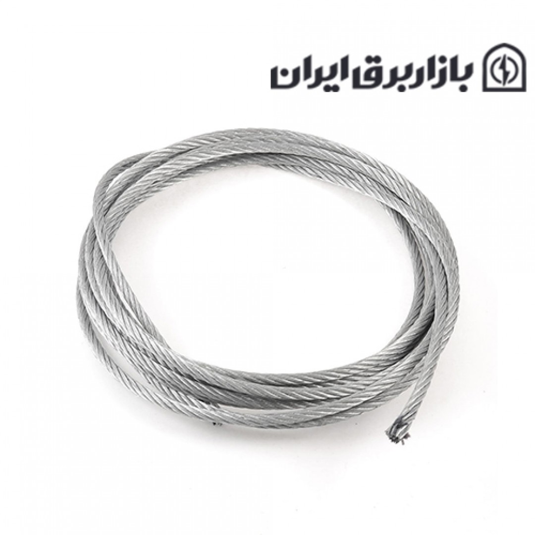 سیم مفتولی 1*1 هادی نور حلقه 100 متری