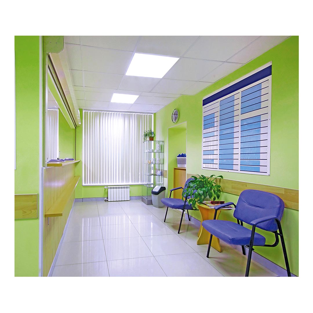 پنل LED توکار 55 وات مدل لدیوم سقف كاذب سازه نمايان مازی نور