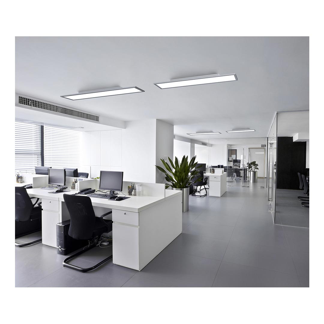 پنل روكار 120*30 با توان 29 وات مدل لديلوكس مازی نور و صفحه شيري ساتن