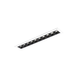 چراغ LED توکار 24 وات یک ردیف ثابت مازی نور مدل لومیلد پخش نور 30 درجه