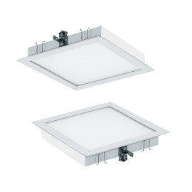 چراغ LED توکار Elegant الگانت مازی نور 18 وات اندازه 32 در 32 صفحه شيري ساتن