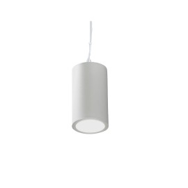 چراغ LED دانلايت آویز مدل ديانا  قطر 15 و ارتفاع 22 سانتی متر با توان 14 وات مازی نور رنگ بدنه سفید