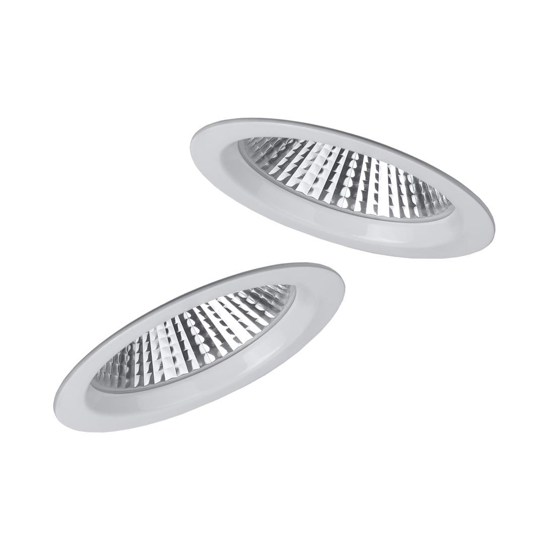 چراغ LED دانلایت توکار مازی نور رفلكتور آلومینیومی مدل دیانا 19 وات دهانه 15 سانتی متر