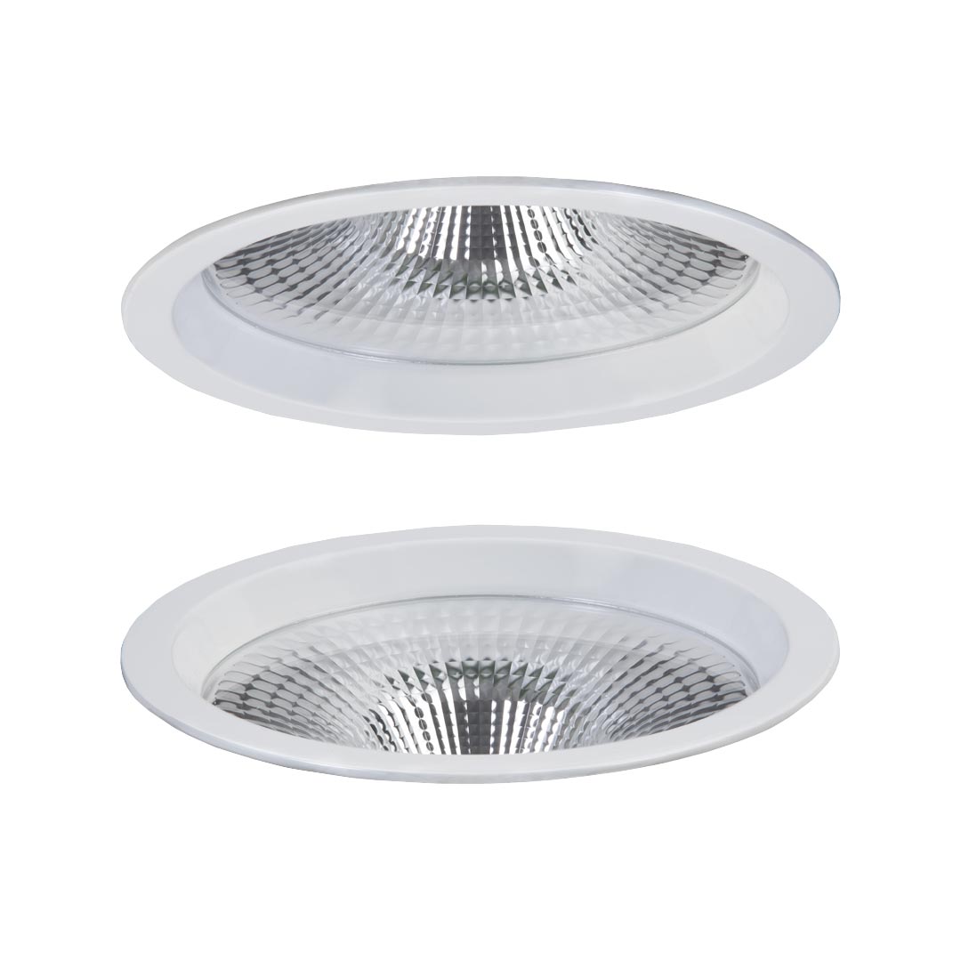 چراغ LED دانلایت توکار مازی نور رفلكتور آلومینیومی مدل دیانا 26 وات دهانه 20 سانتی متر