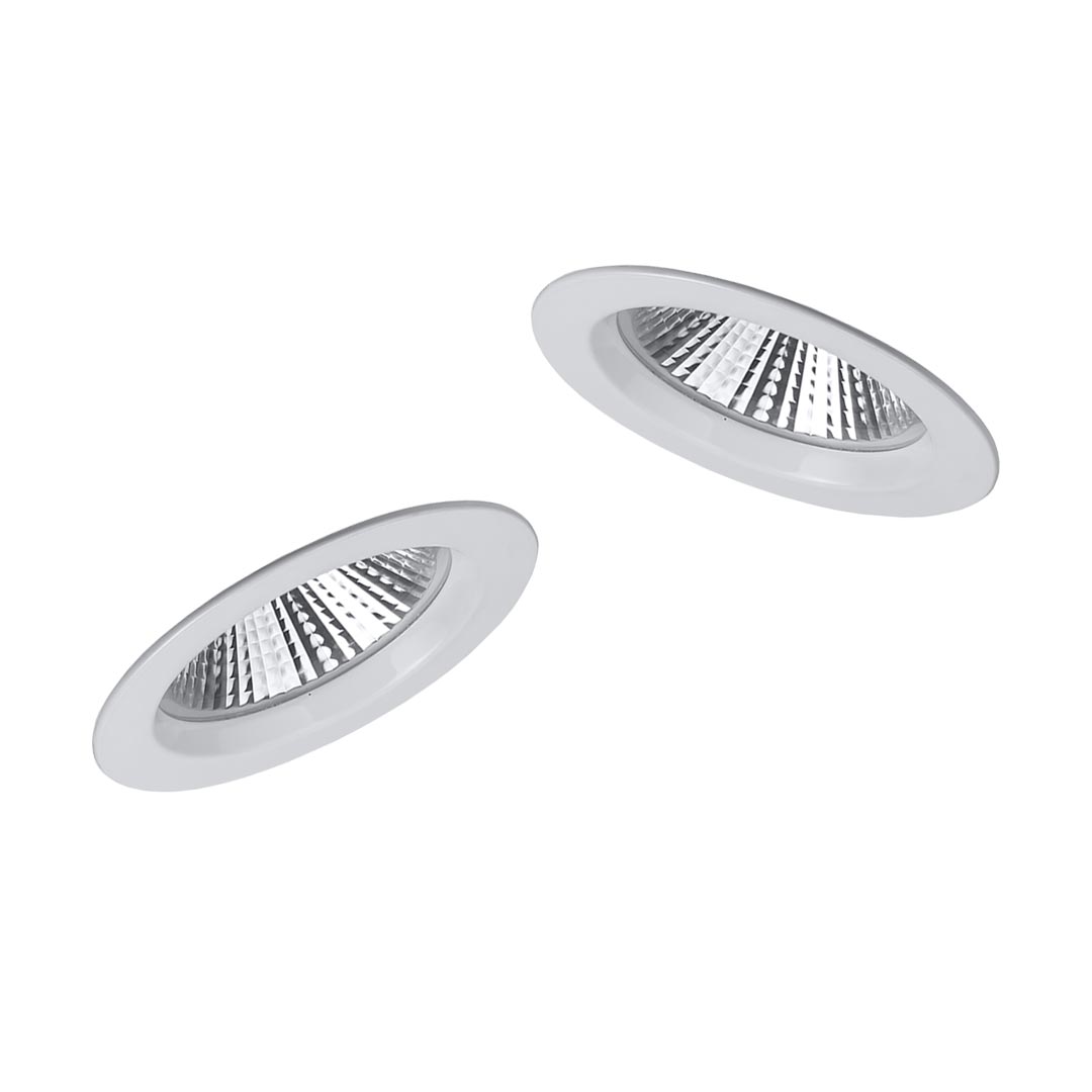 چراغ LED دانلایت توکار مازی نور رفلكتور دار مدل دیانا 14 وات دهانه 12 سانتی متر