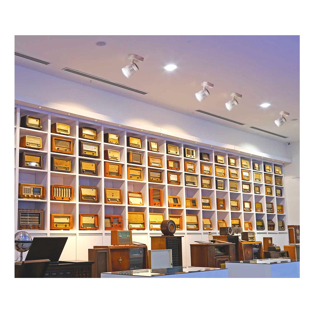 چراغ LED روكار 32 وات مدل نواترن مازی نور به قطر 9 سانتی مترو رنگ بدنه سفید