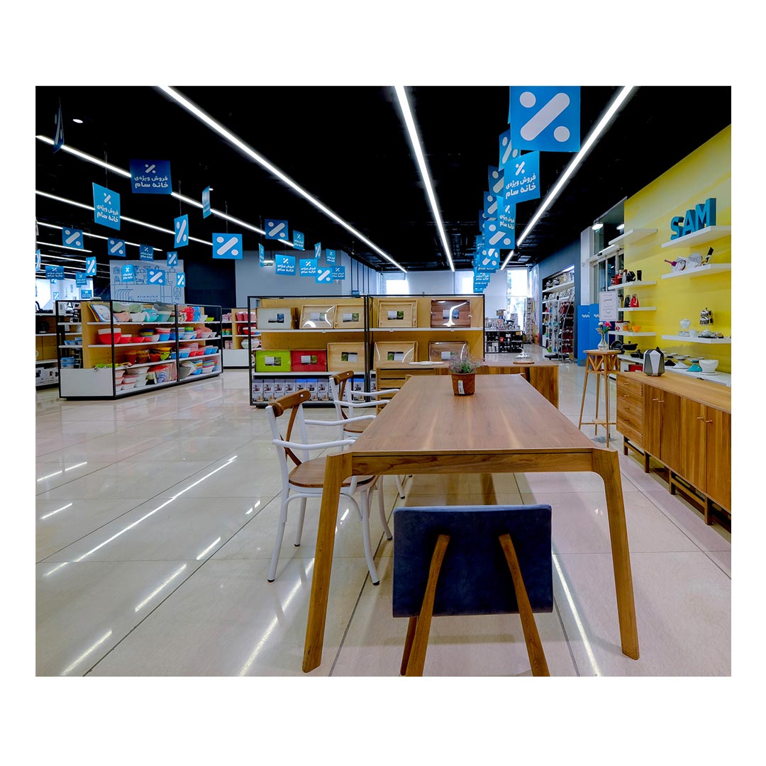 چراغ LED روكار/آويز 20 وات مدل اينفينيتی  C  مازی نور با رنگ بدنه سفید