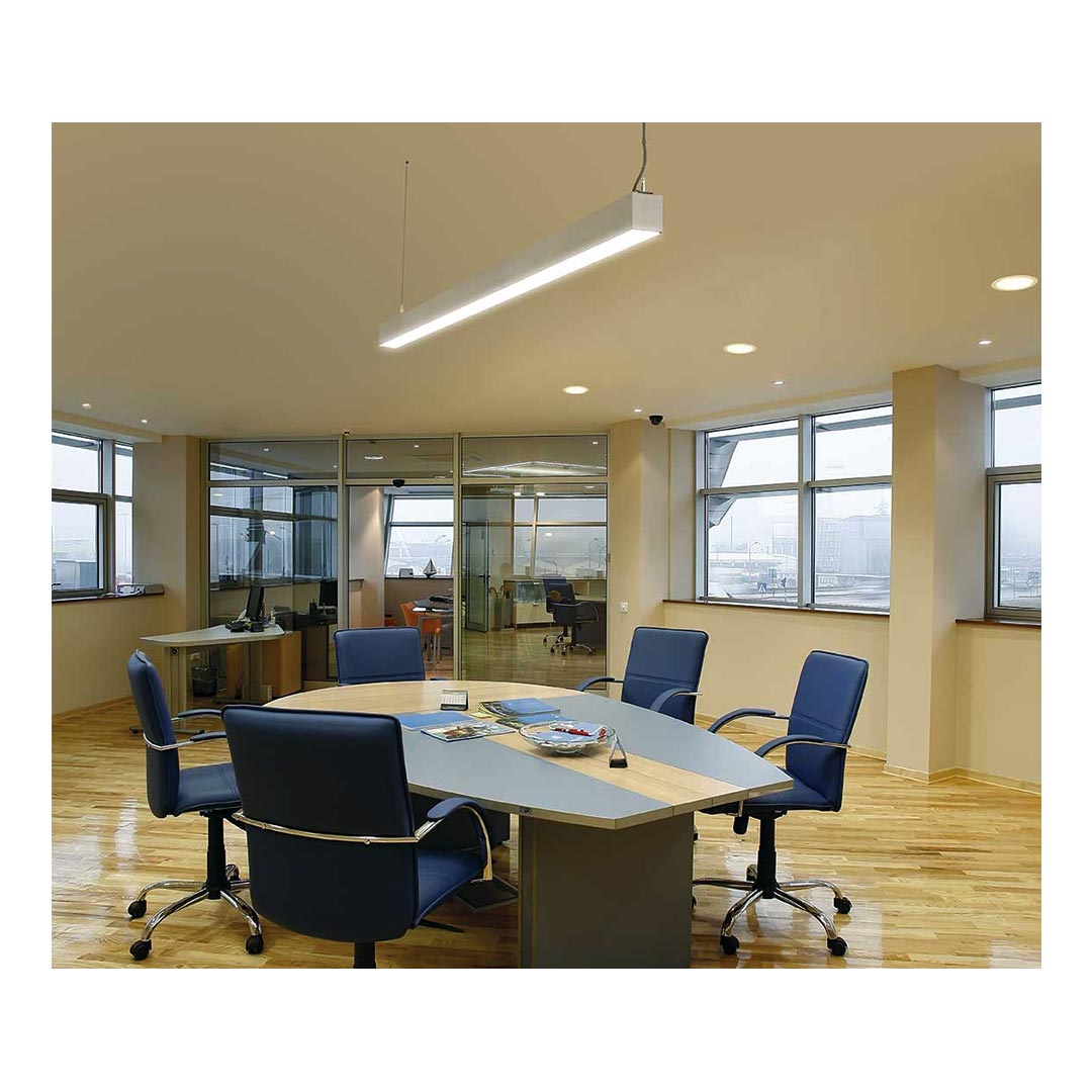 چراغ LED روكار/آويز 46 وات مدل اينفينيتی  C  مازی نور با رنگ بدنه نقره ای