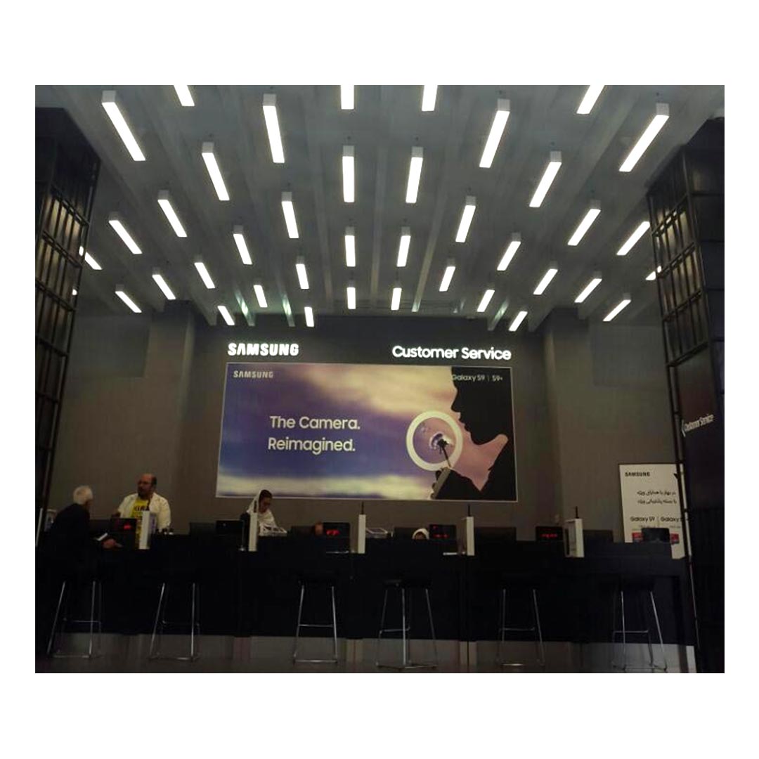 چراغ LED روكار/آويز 66 وات مدل اينفينيتی C مازی نور با رنگ بدنه نقره ای