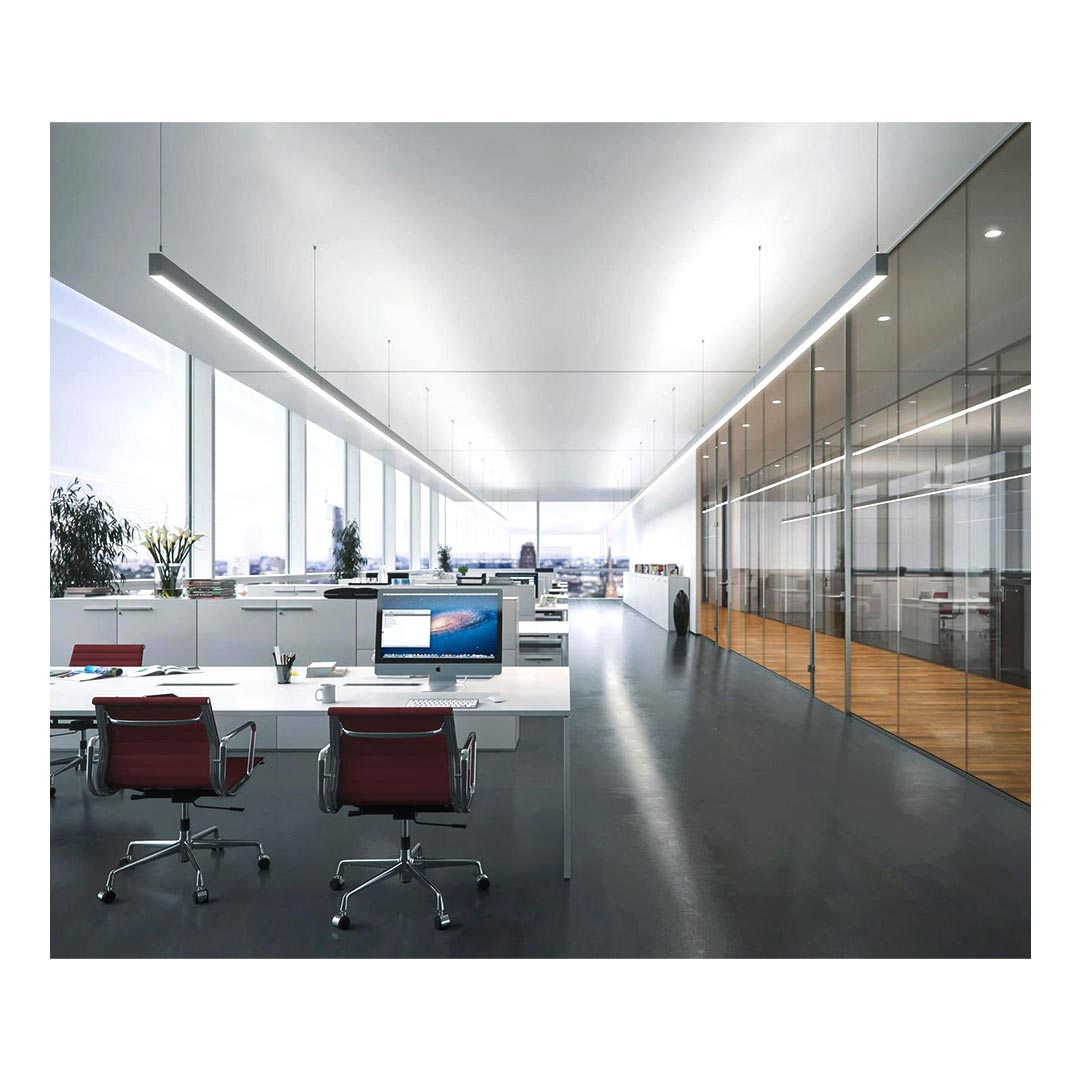 چراغ LED روكار/آويز 66 وات مدل اينفينيتی E  مازی نور با رنگ بدنه سفید