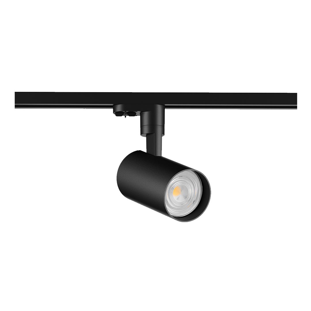 چراغ LED ريلی 20 وات مدل هانی سه فاز به قطر 7.5 سانتی متر با پخش 36 درجه نور مازی نور با رنگ بدنه سفید
