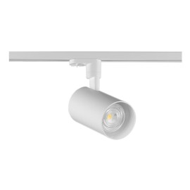 چراغ LED ريلی  30 وات مدل هانی تک فاز به قطر 9 سانتي متر  با پخش  42 درجه نور مازی نور  با رنگ بدنه سفید