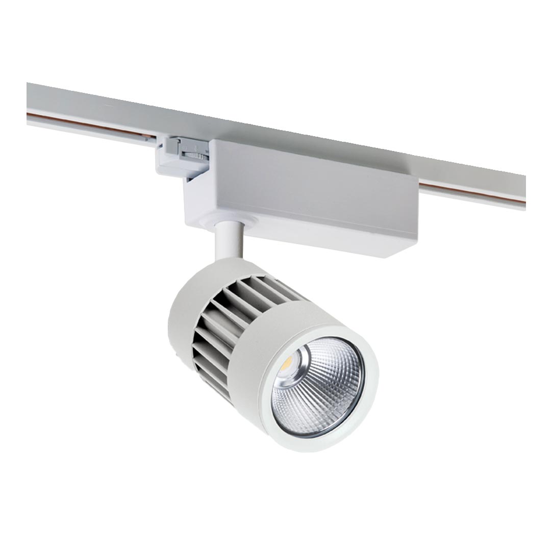 چراغ LED ريلی 32 وات مدل نواترن  سه فاز به قطر 9 سانتی متر مازی نور رنگ بدنه سفید