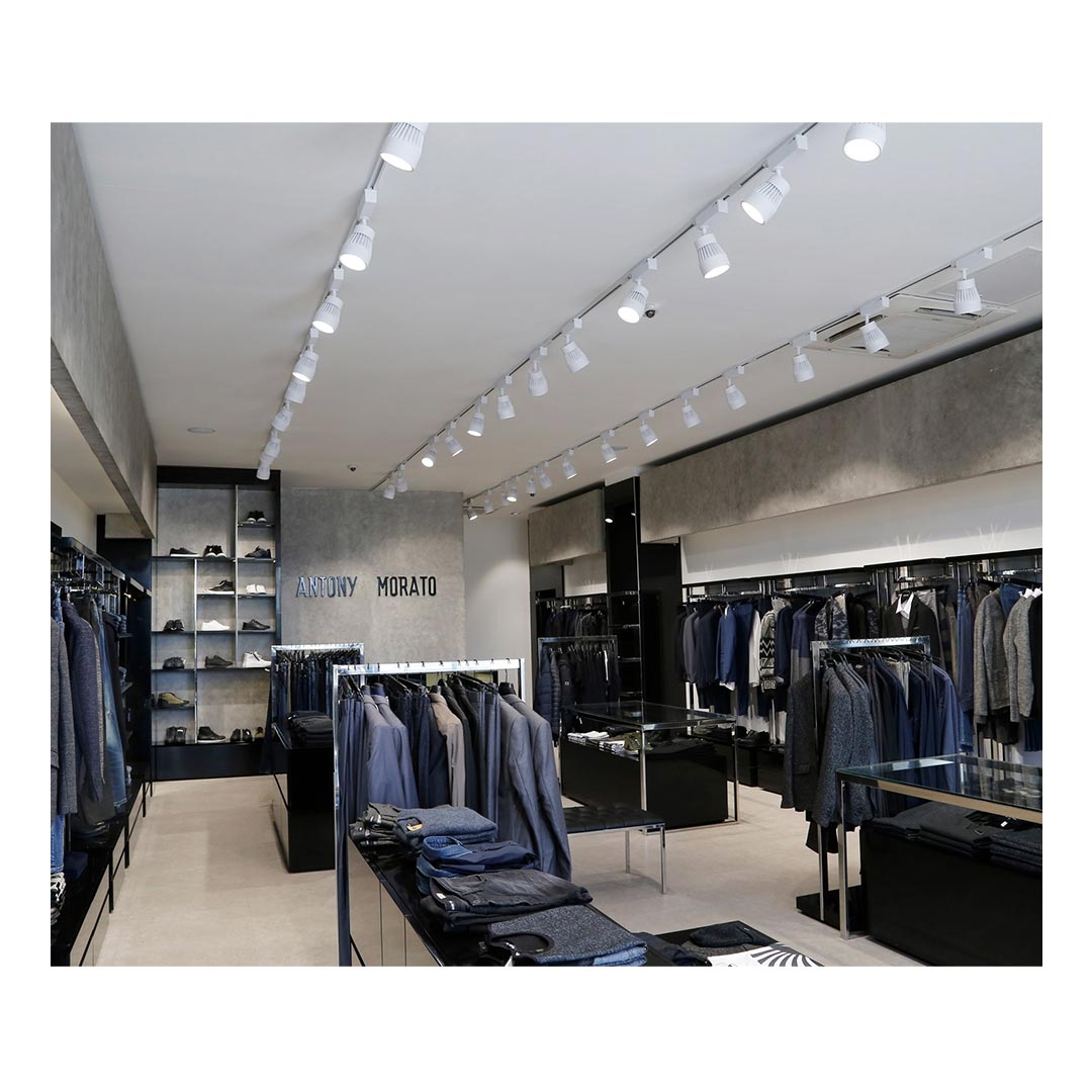 چراغ LED ريلی 40 وات مدل نواترن  سه فاز به قطر 12.5 سانتی متر مازی نور رنگ بدنه سفید