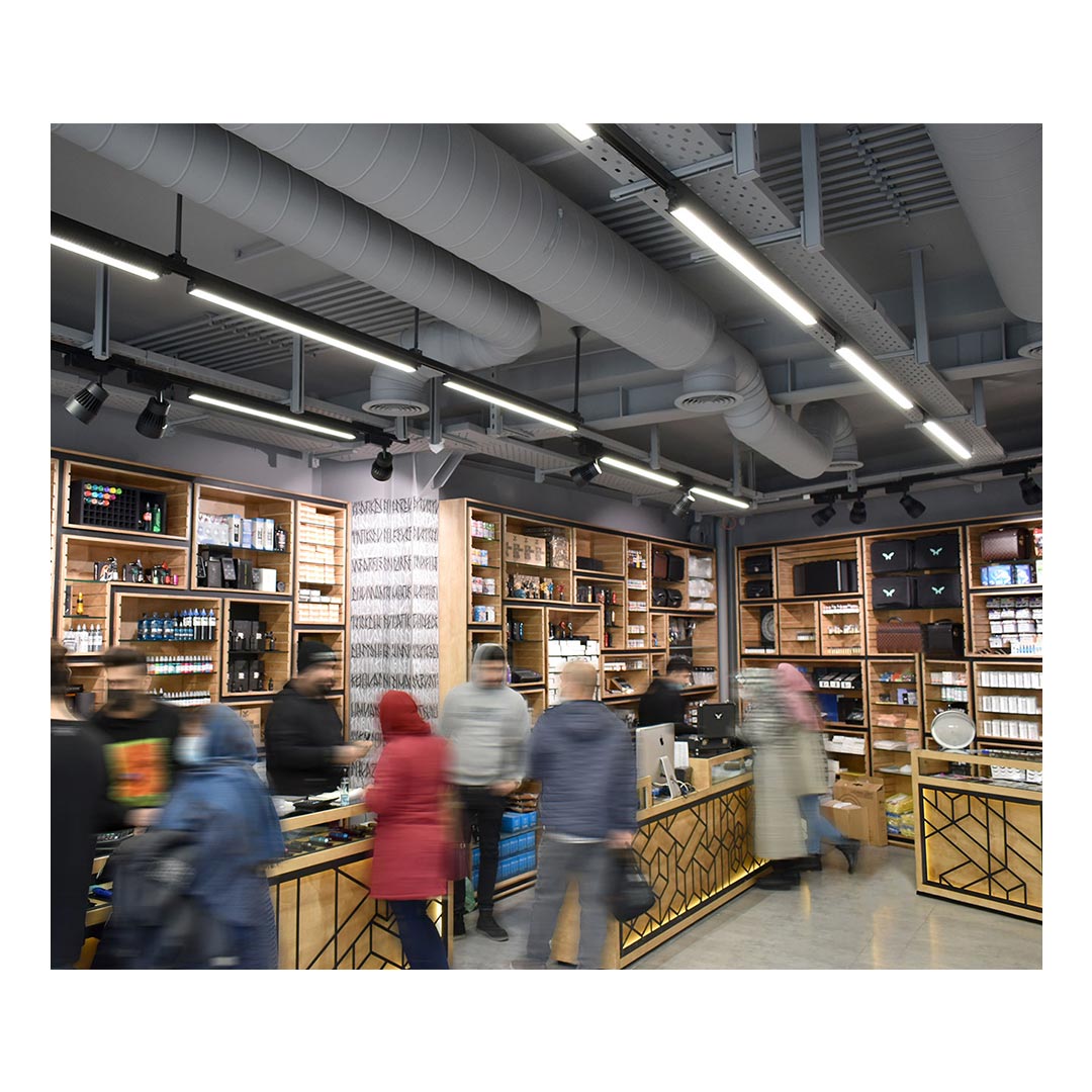 چراغ LED ريلی تک فاز 47 وات مدل لومريا  با پخش 90 درجه نورمازی نور به طول 120 سانتی متر با رنگ بدنه سفید