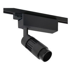 چراغ LED ريلی زاويه پذير 20 وات مدل نواترن سه فاز به قطر 6 سانتی متر مازی نور رنگ بدنه مشکی