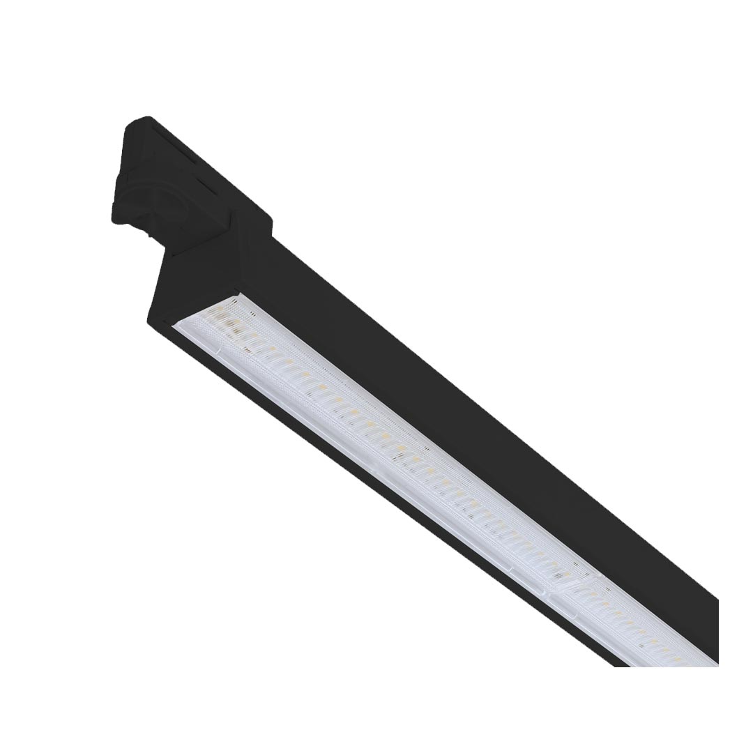 چراغ LED ريلی سه فاز 25 وات مدل لومريا با پخش 90 درجه نورمازی نور به طول 60 سانتی متر با رنگ بدنه مشکی