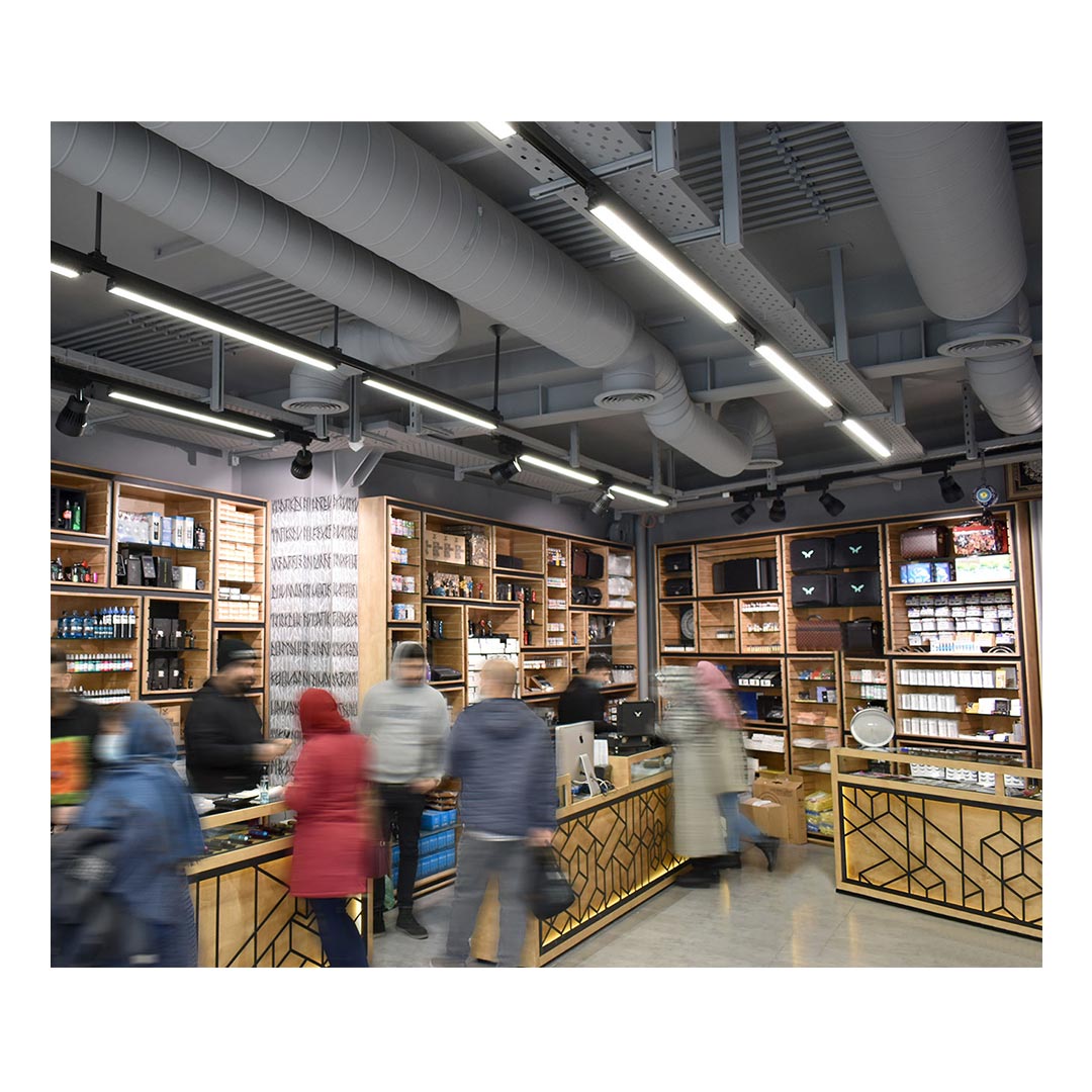 چراغ LED ريلی سه فاز 25 وات مدل لومريا  با پخش متقارن يكنواخت نورمازی نور به طول 60 سانتی متر با رنگ بدنه سفید