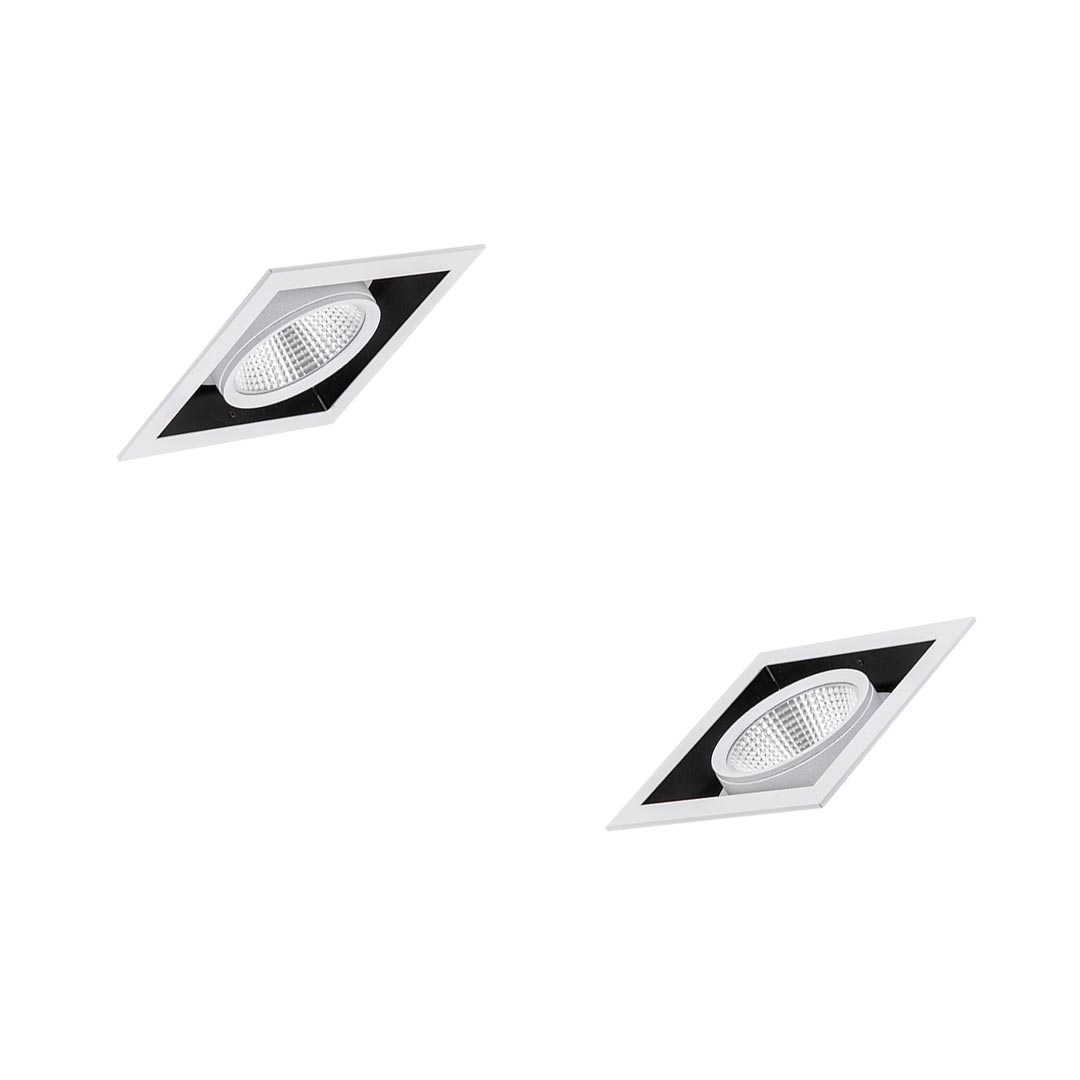 چراغ LED مولتی دانلايت اوربیتال تک خانه توكار مازی نور 26 وات  قطر 9 سانتی متر