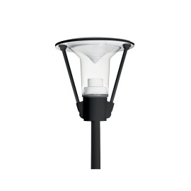 چراغ LED پاركی مدل توليپ B2 با توان 26 وات مازی نور و رنگ بدنه مشکی