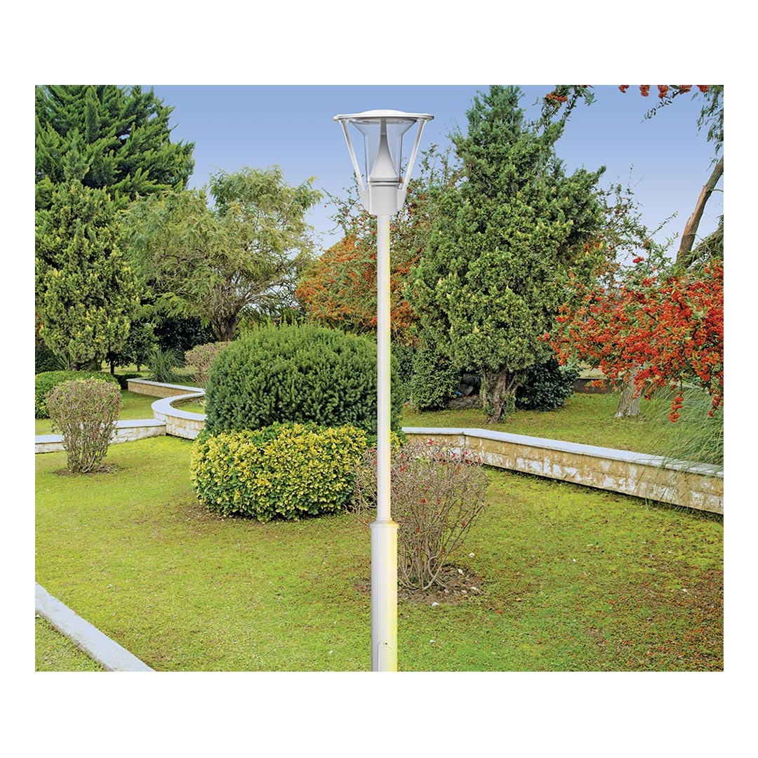 چراغ LED پاركی مدل توليپ  CA1 با ماژول برق مستقيم  با توان 32 وات مازی نور و رنگ بدنه مشکی