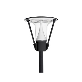 چراغ LED پاركی مدل توليپ  CB2 با ماژول برق مستقيم  با توان 32 وات مازی نور و رنگ بدنه مشکی