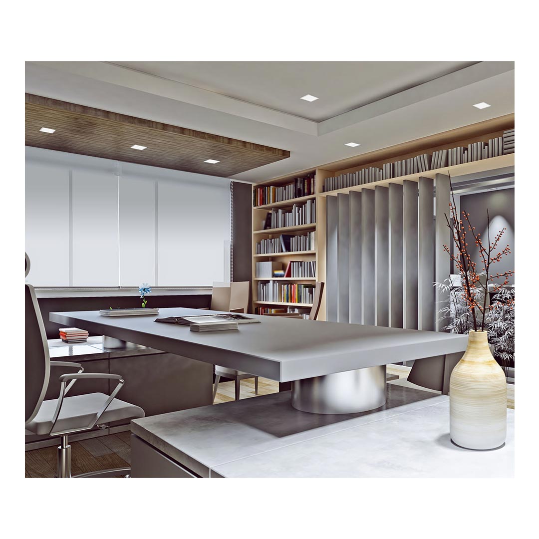 چراغ دانلايت توكار مربعی سفید 23 وات 15*15 سانتی متر مدل آريانا مازی نور