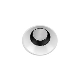 چراغ دانلايت گرد Trimless توكار10 وات مازی نور مدل آرتميس رنگ بدنه سفید