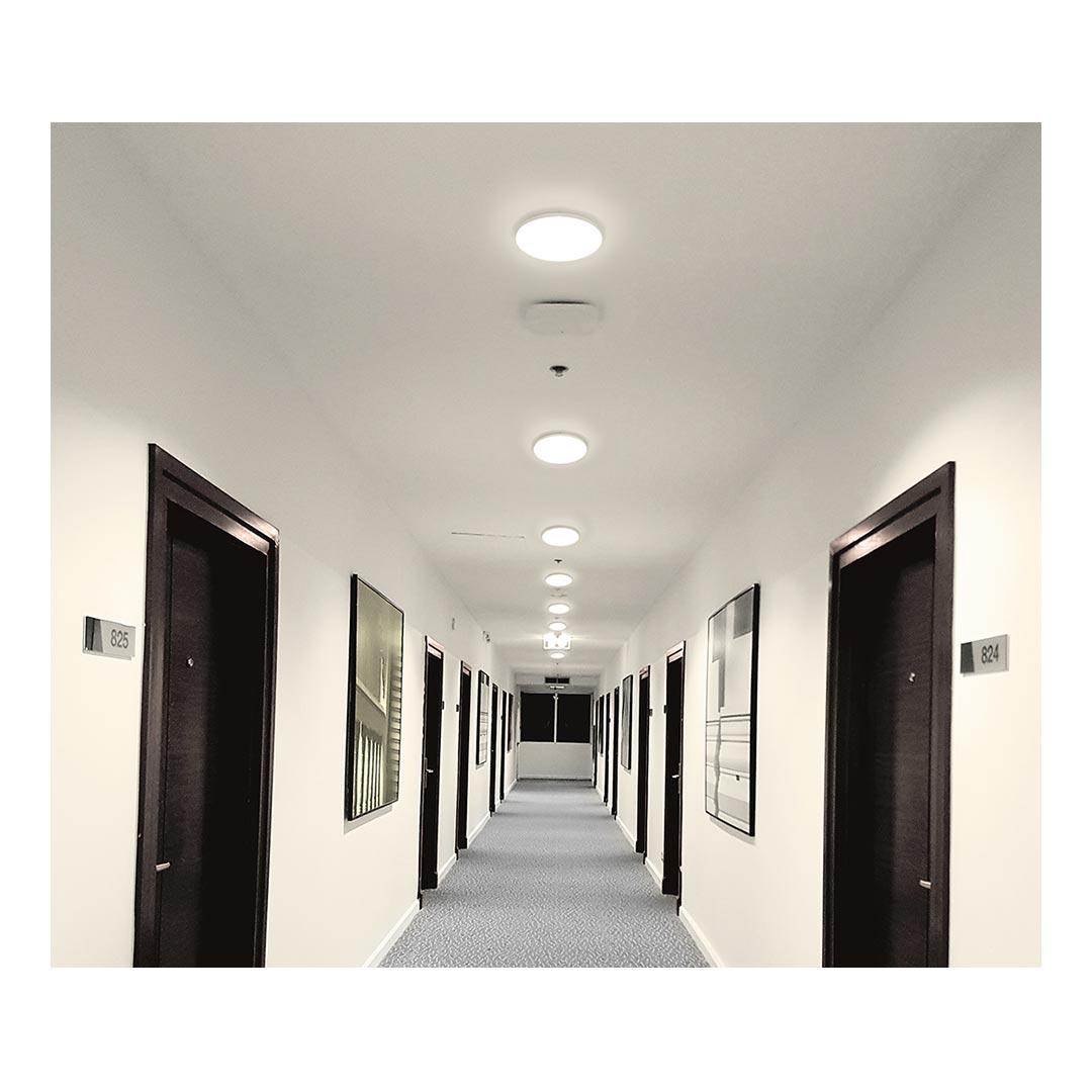 چراغ سقفی مدل نپتون با سنسور با توان 16 وات  مازی نور