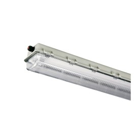  چراغ ضد انفجار  36*2 وات فلورسنتی Zone 1/21 با بالاست الكترونيكي، ترووايرينگ مازی نور