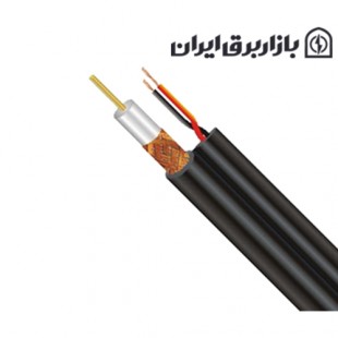 کابل آنتن صادراتی 4/5C CCA RG59 هادی نور حلقه 100 متری