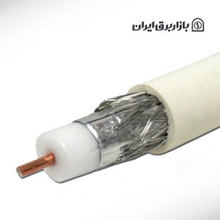 کابل آنتن معمولی فویل دار3C هادی نور حلقه 100 متری