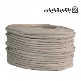 کابل شش زوجی فویل دار 0/6 هادی نور حلقه 100 متری