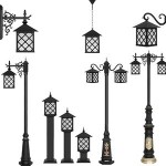 چراغ حیاطی و پارکی